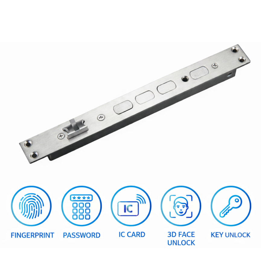 Cerradura Inteligente con Reconocimiento Facial, Huella y Pantalla HD